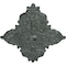 Ekena Millwork Melchor Diamond Medallion (Canopies up to 4"), 67 1/4"W x 43 3/8"H x 4"ID x 2"P, Athenian Green CM70X43MLAGC - alternate 4